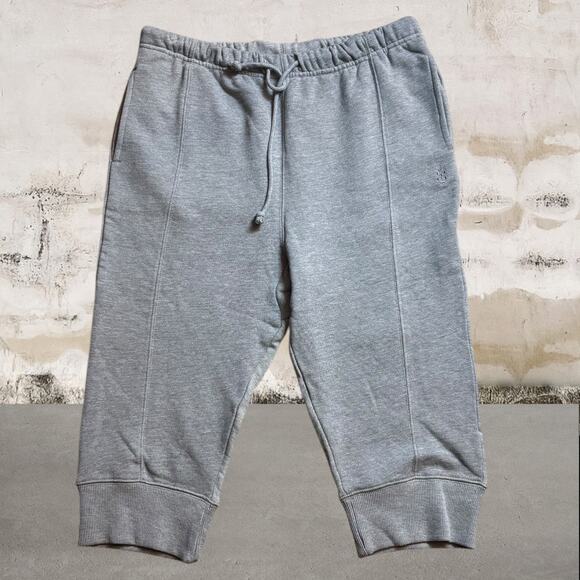 FREE PEOPLE NWT Best Of Cropped Gray Joggers Size Medium - Picture 3 of 8